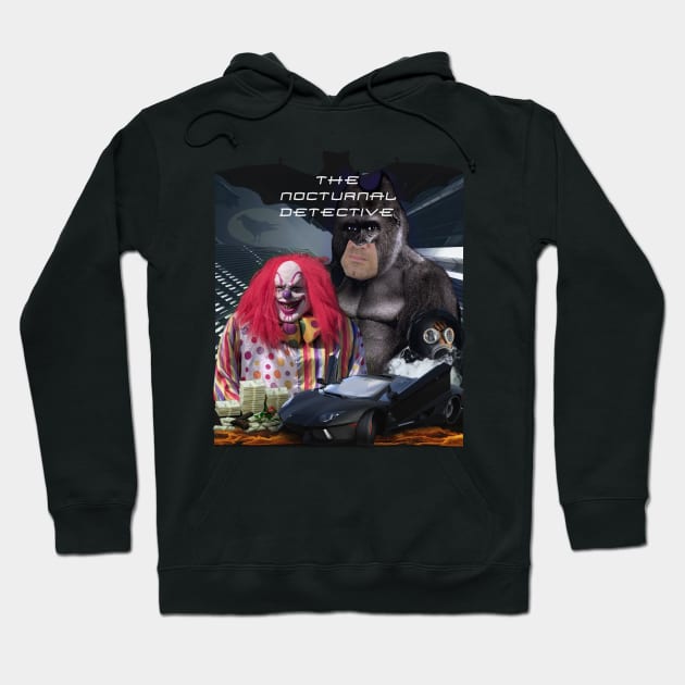 The Nocturnal Detective Superhero Parody Gothic Hero Hoodie by blueversion